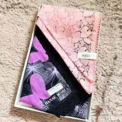 INÉD ハンカチ 2枚セット 蝶と花柄