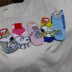 スヌーピー ソックス 5足セット 23-25cm
