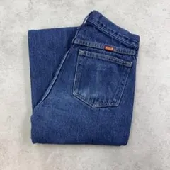 加*彦様 wrangler　RUSTLER　デニムパンツ　古着　インディゴブルー