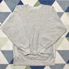 90s Champion 目無しグレー リバースウィーブ 刺繍タグ XLサイズ