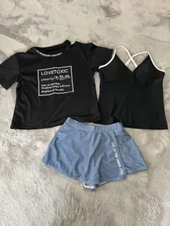 LOVETOXIC セパレート水着・ビキニ 3点セット　160㎝