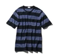 新品☆JUNRed ジュンレッド☆カノコロールニック ボーダーニット☆Sサイズのサムネイル