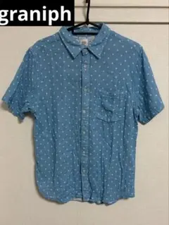 Design Tshirts Store graniph グラニフ　水玉シャツのサムネイル