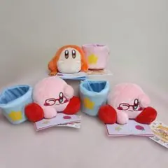 カービィ　Diary home　ぬいぐるみこものいれ・カービィ、ワドルディ3点