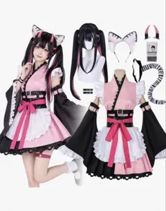 [1週間限定お値段]超かぐや姫! 駒沢乃依 コスプレ ブラックオニキス メイド