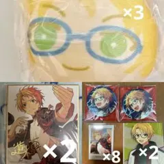 あんスタ　おまんじゅうちび　缶バッジ　コロッタ　色紙　ぱしゃっつ　遊木真　17点