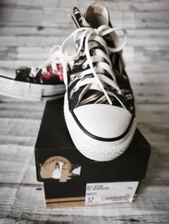 【美品】Converse All STAR SLIP ON ネイビー 25cm