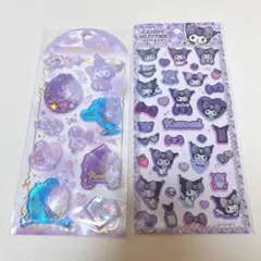 クロミ ウォーターインシール キャンディグリッターステッカー 新品 2点セット