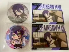 チェンソーマン　レゼ缶バッチセット　アクリルカード×2おまけつき