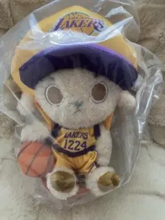 ワンピースベースショップ チョッパーぬいぐるみ NBA レイカーズ