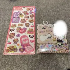 サンリオ　平成はっぴーフォン　おはじき　日焼けキティ ギャルキティ　2点セット