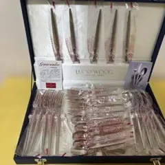 LUCKY WOOD ミルトア カトラリーセット5客用 25本セット 新品のサムネイル