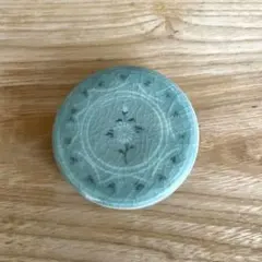 高麗青磁 香合 蓋物 茶道具のサムネイル