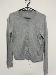 UNIQLO グレー UVカットクルーネックガーディガン
