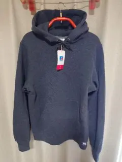ラッセルアスレティック ジップパーカー 3XL グレー ネイビー ツートン 