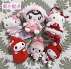 サンリオ　キティ　マイメロ クロミ　ぬいぐるみキーチェーン　まとめ売り