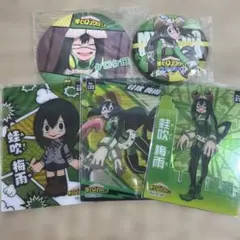 ヒロアカ　僕のヒーローアカデミア　蛙吹梅雨　グッズ　缶バッチ　クリアカード