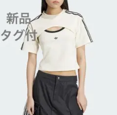 新品 adidas カットアウト カリ半袖Tシャツ　アディダス
