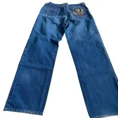 【ジョバンニバレンチノ】希少 Y2K 刺繍デニム バギーパンツ 52