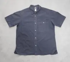 STUSSY ステューシー ハーレーマン ワークシャツ 半袖 メンズ グレー