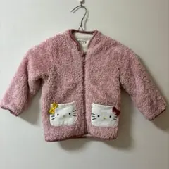 サンリオ ハローキティ キティちゃん ボアジャケット フリース アウター ピンク