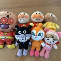 アンパンマン ぬいぐるみ 6体セット おまけつき