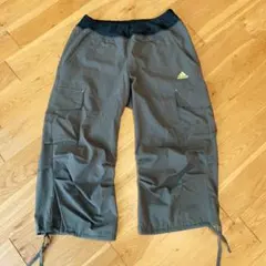 アディダス adidas レディース 七分 トレーニング　パンツ カーキ Ｓ
