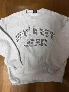STÜSSY GEAR グレー Mサイズ スウェット