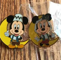 ミッキー&ミニー 非売品ピンバッチ