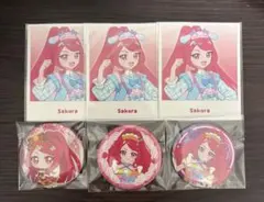 サクラ ひみつのアイプリ 묶음 판매 缶バッジ アイプリワールド