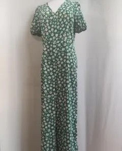 SHE IN 花柄プリントオールインワン