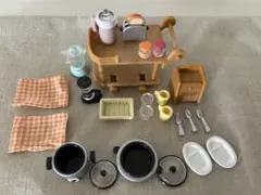 シルバニア　キッチン家電セット