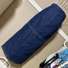 平成レトロ古着 AFRICANBEATCLUB ピンクステッチ✧ デニムスカート