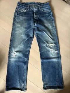 旧DENIME w32 オリゾンティ期　極上　濃紺 DENIME オリゾンティ期 ボタンフライ ストレートデニム w32 濃紺