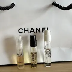 CHANEL、HERMES、イヴ・サンローランのサンプル　パルファム