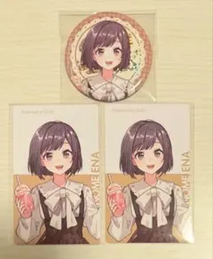 プロセカ 東雲絵名 クリフェス エピカ ホログラム缶バッジ セット