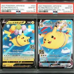 【PSA10】そらをとぶピカチュウv vmax 連番　25th