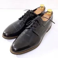 マーガレットハウエルアイデア レースアップシューズ 本革 外羽根 黒 24.5