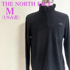 ザノースフェイス　ハーフジップフリース　US古着 薄手タイプ