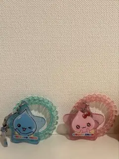 しずくちゃん スプリングゴムキーホルダー うるおいちゃん しずくちゃんセット