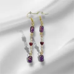 ハンドメイド レジンアクセサリー ビーズとレジンの組み合わせ