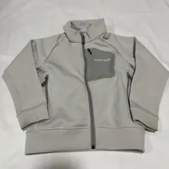 mont-bell キッズジャケット 110 ジャージ　グレー