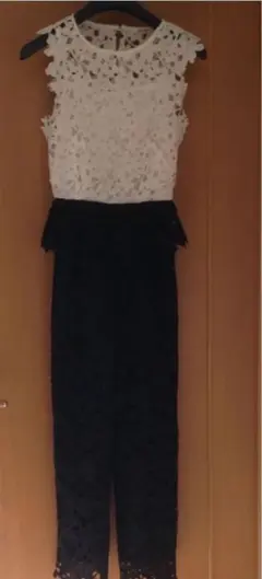 極美品 snidel スナイデル 総レース オールインワン 1 結婚式