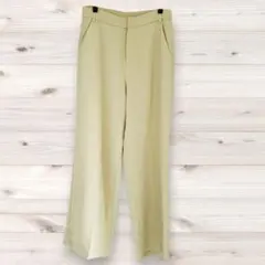 B1434 ローリーズファーム カジュアルパンツ (M) 無地 春色 ワイド