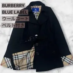 BURBERRY BLUE LABEL ウールコート ベルト付きのサムネイル