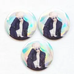 呪術廻戦　懐玉・玉折　~ rest ~ PLAZA　缶バッジ　箔押し　五条悟