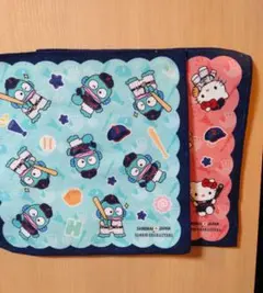 タイトーくじ 侍ジャパン×サンリオ E賞 ハンドタオル 2種