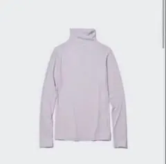 新品　ユニクロUNIQLO シアージャージータートルネックT（長袖）のサムネイル