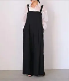 ◇あさ様専用◇our homeしなやか素材のラップ風サロペット