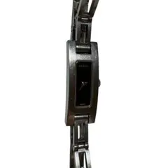 稼働 グッチ 腕時計 3900L レディース クォーツ レザーベルト ブラック GUCCI（グッチ） 3900L ブレスウォッチ シェリーライン クォーツ
